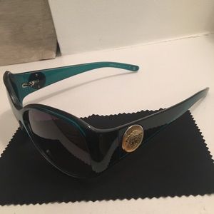 Versace Accessories - Versace Turquoise Sunglasses Versace Accessories - Versace Turquoise Sunglasses